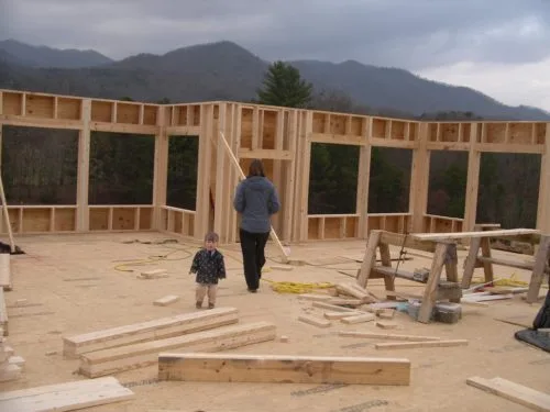 Custom home entrance
